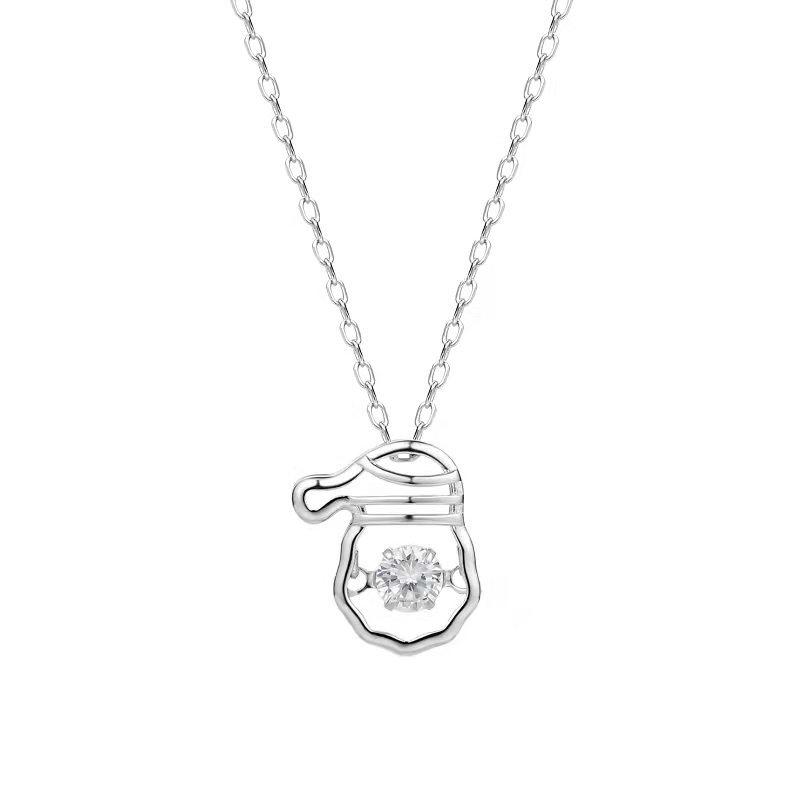 Yongyi Christmas Fashion S925 Sterling Silver Pendant Necklace