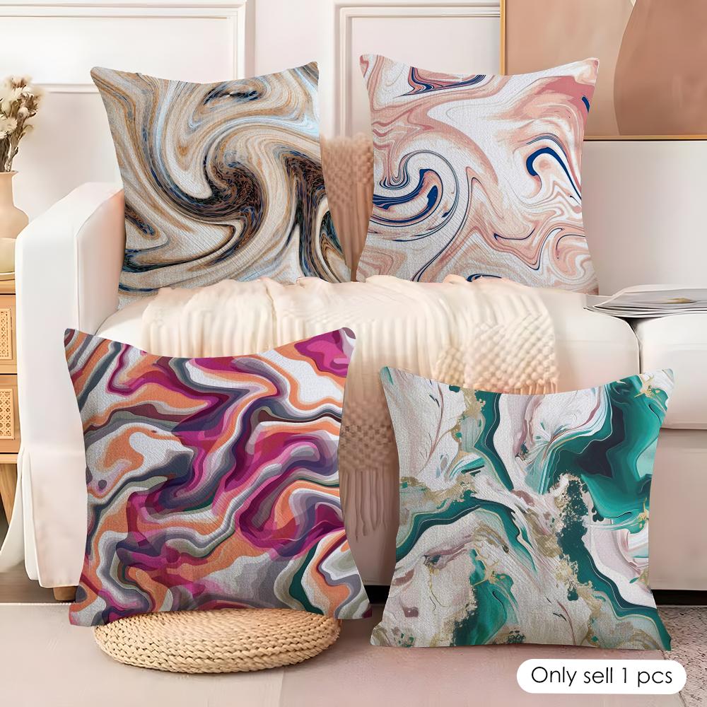 Quicksand Pattern Cushion Cover Pillowcase Ultra Soft Skin Friendly Fabric Cloud Like Comfort & Concealed Zipper