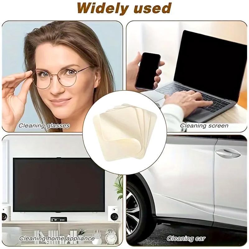10PCS Non-Abrasive Reusable Lint-Free Hypoallergenic Premium Microfiber Chamois Cloths Delicate Surfaces Chamois Cloths