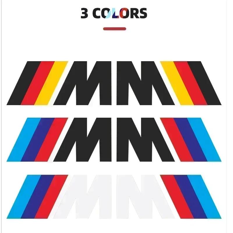 2pcs Car Brake Caliper Sticker Heat Resistant Decal for Bmw M X1 X3 X5 X6 E30 E90 M3 E84 E83 F25 E91 E60 F15 F16 E70 F30 F10 E63