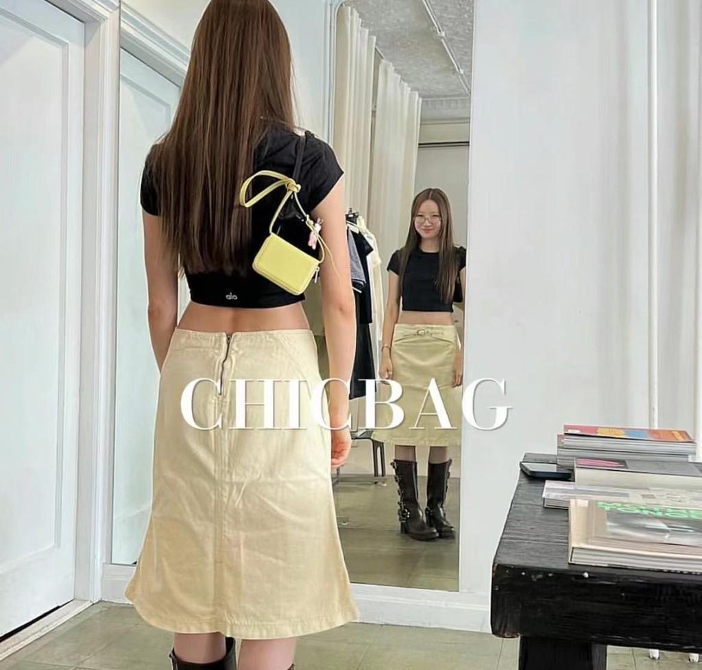 2024 Korean Fashion Multi-Color Mini Crossbody Bag: Cute One-Shoulder Square Bag & Waist Bag