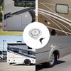Universal RV Caravan Locking Water Filler Cap With Two Keys -Black Motorhome Locking Water Cap Fresh Water Inlet