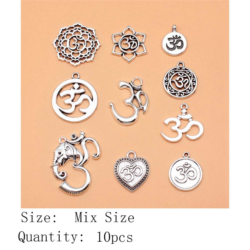 New Year's Day Aesthetic Jewelry Charms Study Sports Mixed Set Charms Pendant Women's Bag Bracelet Pendant