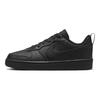 Nike Tênis Infantil Court Borough Low Recraft GS Triple Black DV5456-002