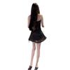 Summer French Haute Couture Beautiful Black Good-looking Tube Top Dress Pure Desire Temperament Waist Slim and Thin Short Skirt