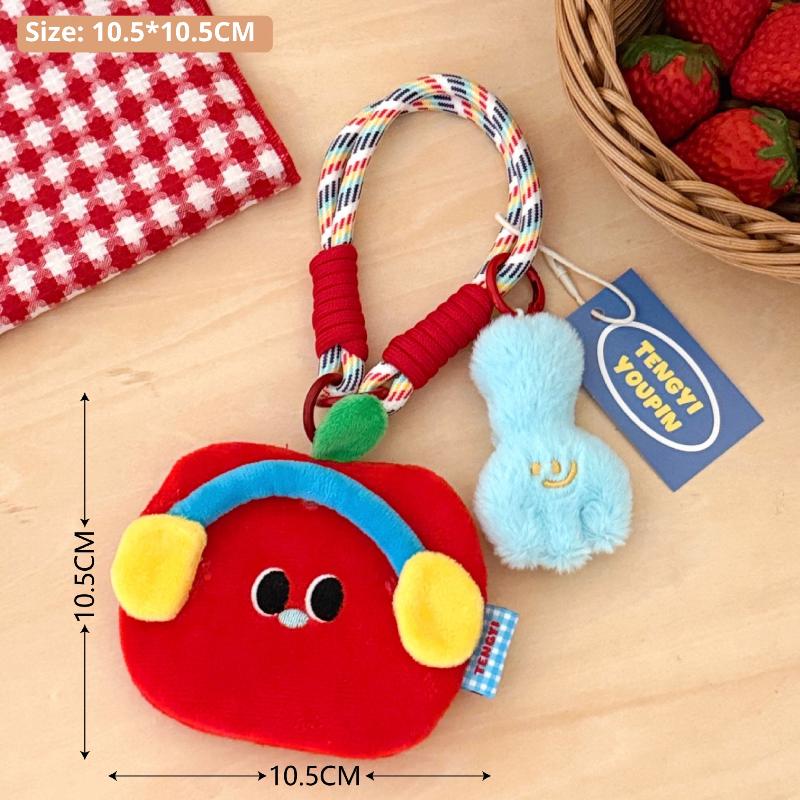 

Милый мультяшный плюшевый коттедж кошелек для монет брелок каваи плюшевая сумка для хранения украшений подвеска украшение для рюкзака сумочки подвеска подарок