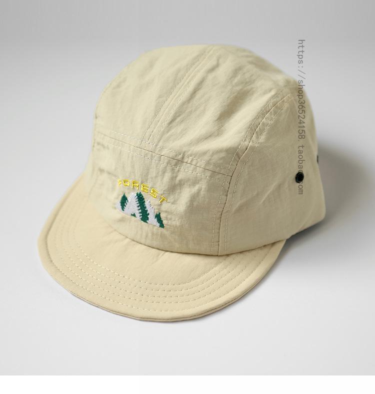 Fashion Hat Japanese quick-drying short brim five-piece forest soft top soft brim cap men's outdoor camping quick-drying sunshade sunscreen hat