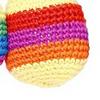 Hand Knitted Beanbag Balls Set Soft Filled Throwing Juggling Balls for Kids Adults Colorful Cotton Yarn Footbag for Coordination Outdoor Play