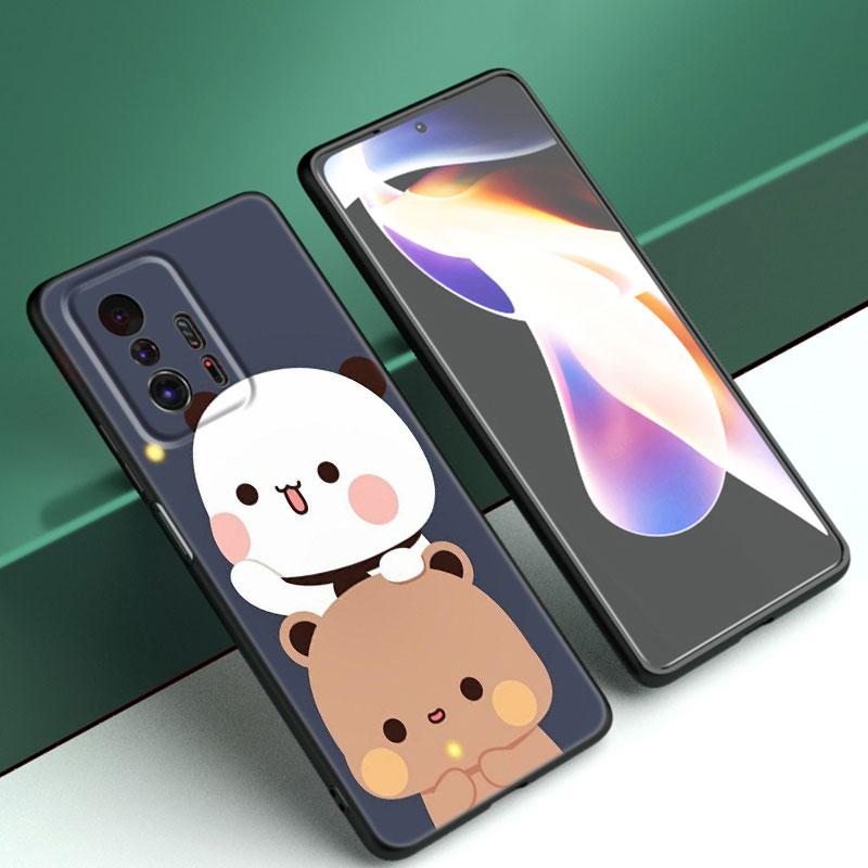 

Милий чорний силіконовий чохол для телефону BuBu DuDu для Xiaomi Mi 9 SE 8 10T 11 12 13 Lite 9T 11T 12S 12T 13T 14 Pro 5G NE 11i 12X Xiaomi 12 Lite 5G
