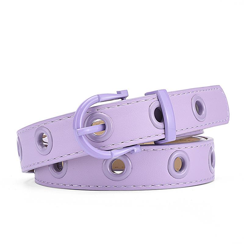 Fustă universală, Curea cu ochișori aerisită, de culoare bomboană, Accesorii pentru femei