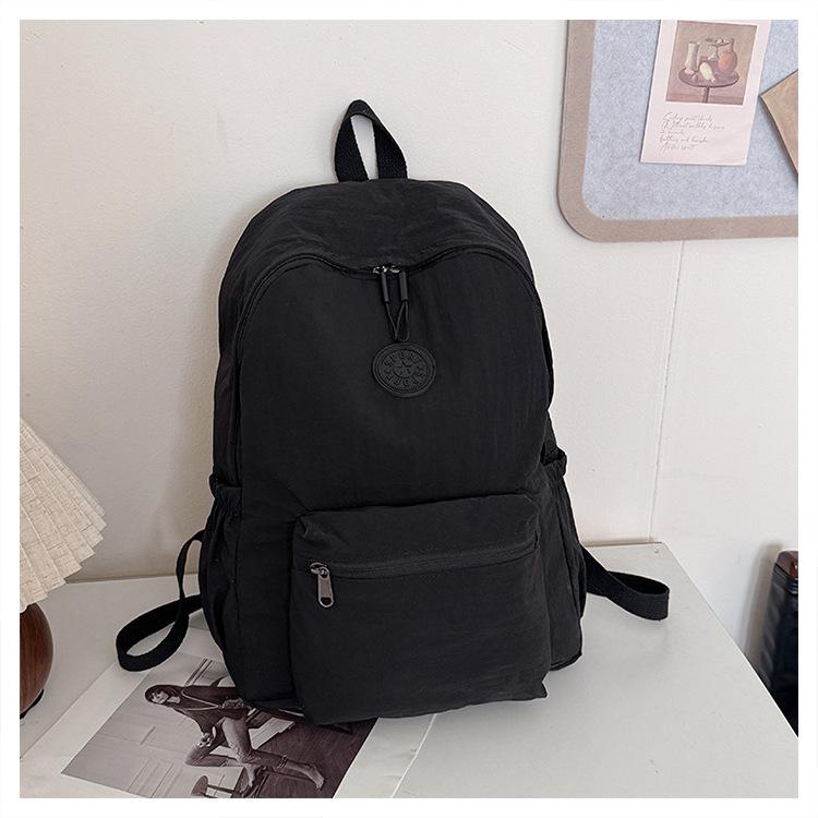 

Wind Casual Backpack Light Class Commuter Large Capacity High School Student School Bag Female Travel Backpack чёрный