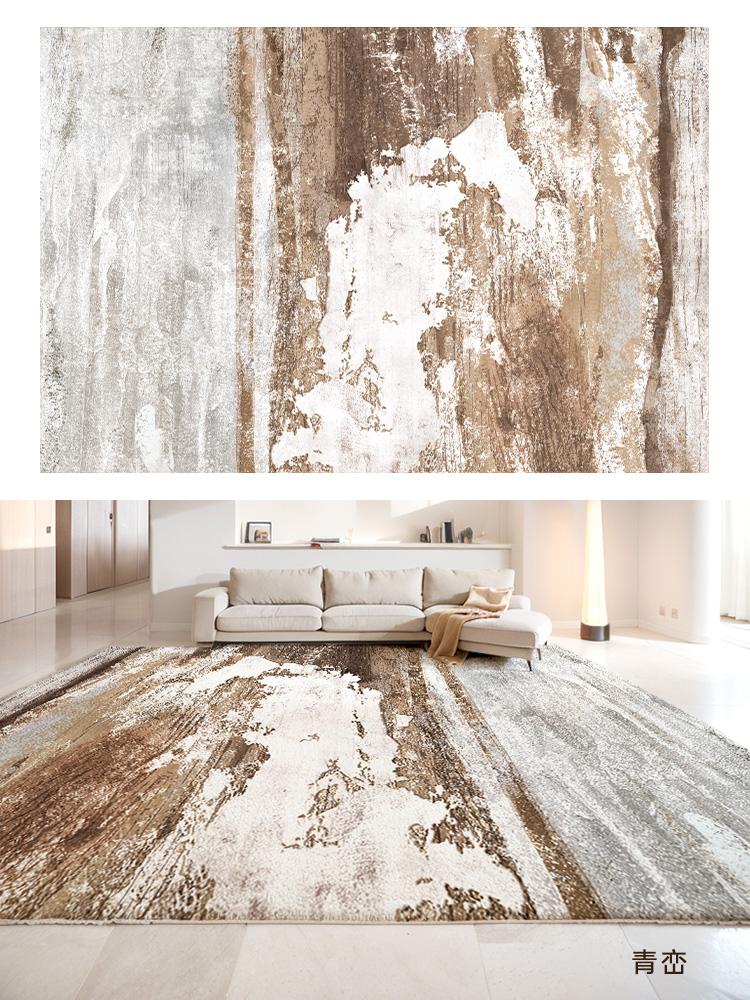 Light Luxury Retro Living Room Decoration Carpet Art Design Rugs for Bedroom Fluffy Soft Large Area Plush Rug Home Thickened Mat