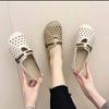 New Spring and Summer Retro Hole Soft-soled Women's Shoes Comfortable and Versatile Hollow Women's Sandals