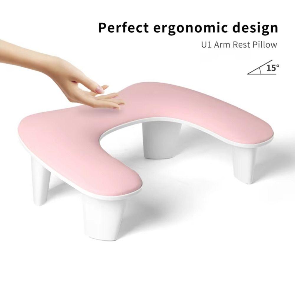 Tilt Type Nail Art Hand Pillow PU Surface Manicure Hand Rest Cushion Nail Hand Holder Nails Tech
