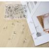 100 Pcs Clear Heads Twist P, Twist P Upholstery Clear Heads Slip, Bed Skirt Pin for Bedskirt, Arms Covers