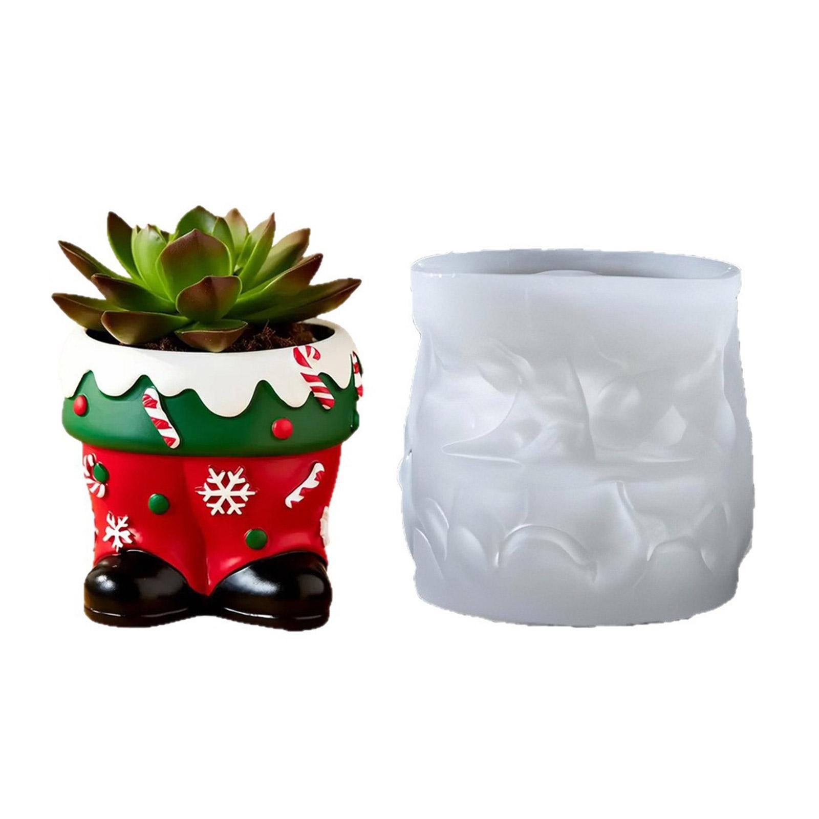 

Multipurpose Silicone Christmas Boot Mould for Storage Box Candle Holder Resin Cement Craft Reusable Designs 1