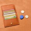 Ultra-thin Small Bank Card Multi Slot Card Holder Wallet for Women and Men Solid Leather Credit Card Bag Male CardHolder