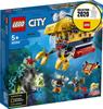 LEGO City Ocean Explorers Deep Sea and Underwater Exploration Submarine Diving Adventure Toy for Boys Ages 5 and Up (60264)