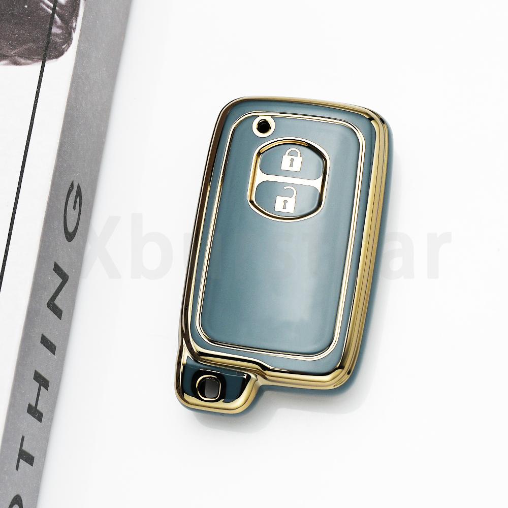 Fashion Tpu For Toyota Land Cruiser Auris Prius 30 Alpha Aqua Lexus Lc 200 Car Key Case 2/3/4 Buttons Remote Cover Shell Holder