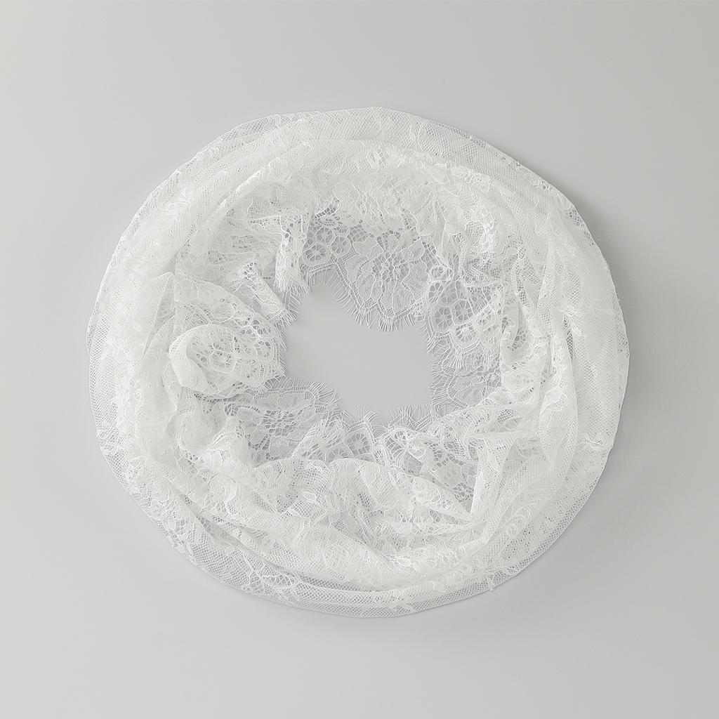 Embroidery Triangular Scarf Hollow Out Lace Shawl Hijab Women Solid Floral Handkerchief Big Size Fashion Elegant Scarf Bandana