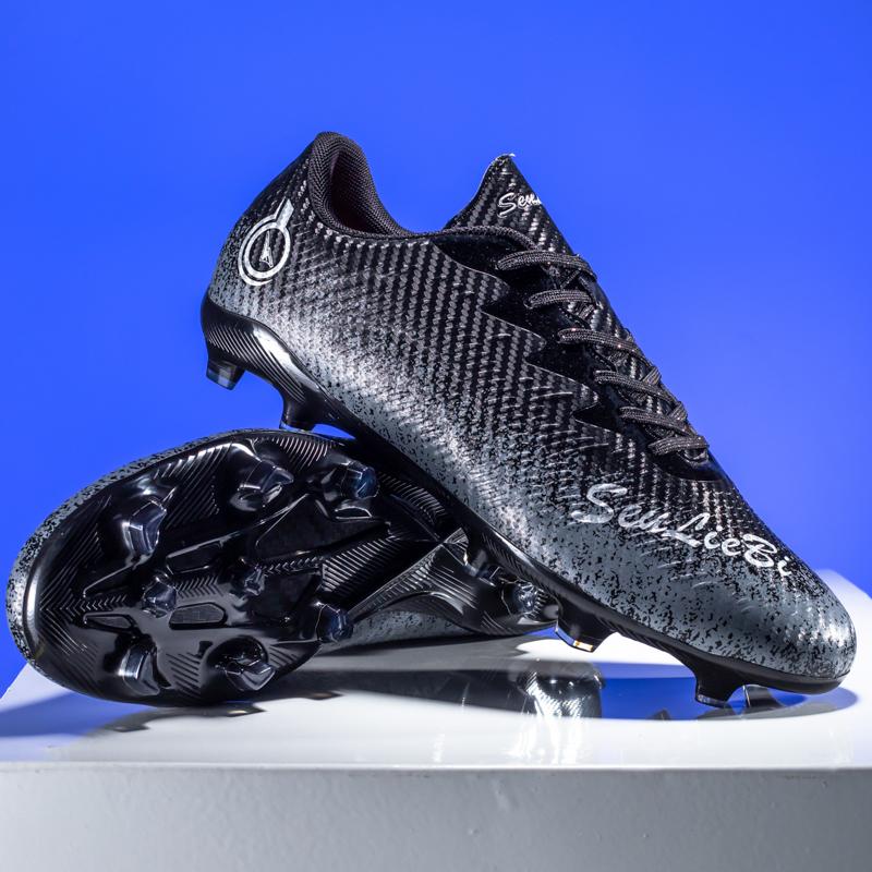 Original Professionelle Herren Fußballplatzstollen Hallen Gesellschaftstraining Futsal Fußballschuhe Rutschfest Kinder Nockenfußballschuhe