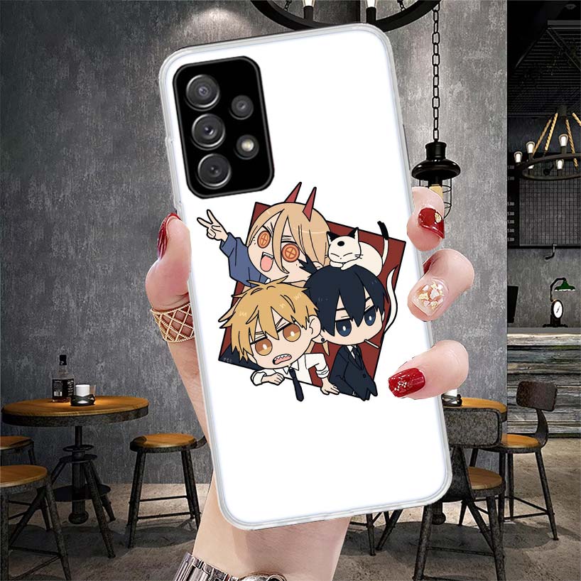 C-Chainsaw Mans Cute Soft Phone Case For Samsung Galaxy S22 S23 S24 S25 Edge S26 Ultra S20 FE S21 Plus + Fundas Coque Galaxy S20