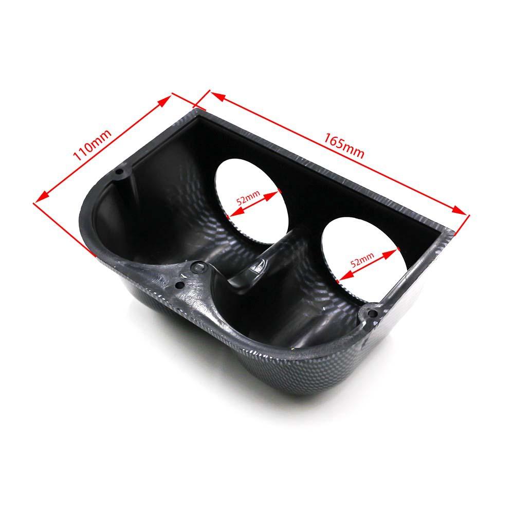 52MM Universelles Loch Modifizierter Instrumentenmeter-Halter Auto-Anzeigenhalter Doppelbohrung