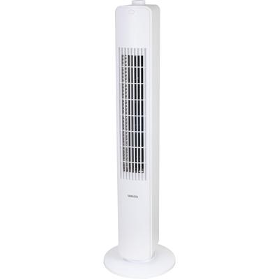 Tower Living Automatico 3 Livelli di Volume d'Aria Quadrante Bianco [Yamazen] Ventilatore, Ventilatore, Sottile, Stanza, Oscillazione Sinistra/Destra, Regolazione, Interruttore, ASS-X78(W)