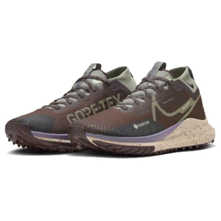 Nike React Pegasus Trail 4 GORE-TEX Earth Dark Stucco Men Sneakers Brown Sanddrift HF5707-201