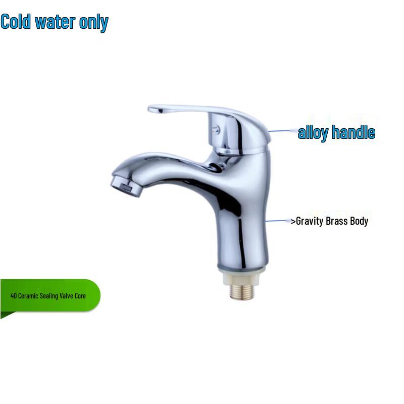 TLXT Copper Single-Handle Cold Water Faucet