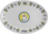 MOOMIN 2-Piece Dish Set (Dumpling and Soy Sauce Dish), Chinese Series Moomin Merchandise, Microwave and Dishwasher Safe, Made In Japan, MM5701-324P