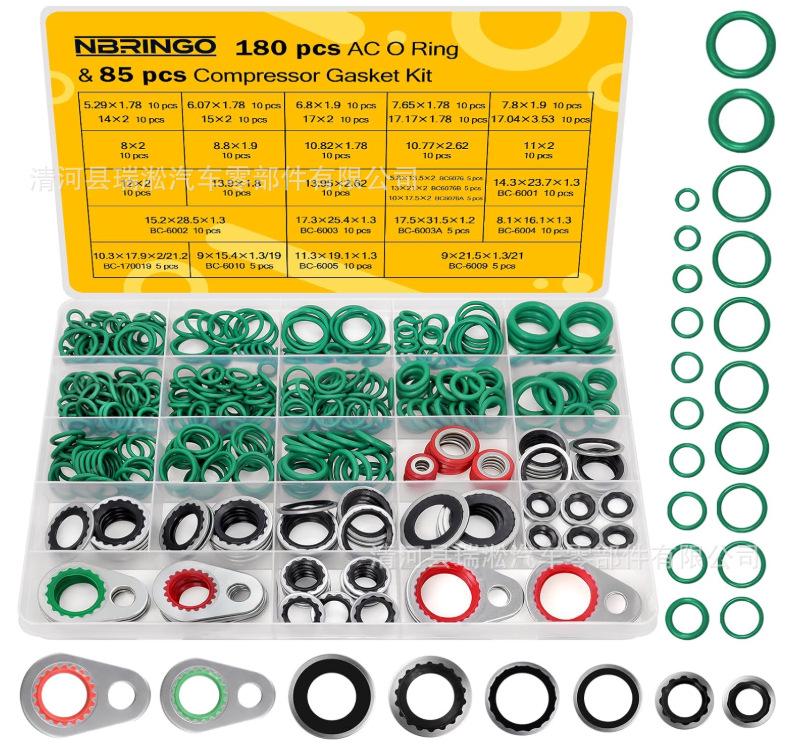 Buick Car Carbon Steel Air Conditioning Gasket Compressor Set