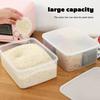 Divided Serving Tray Container with 4 Removable Compartments Food Grade BPA Free Heat-Resistant