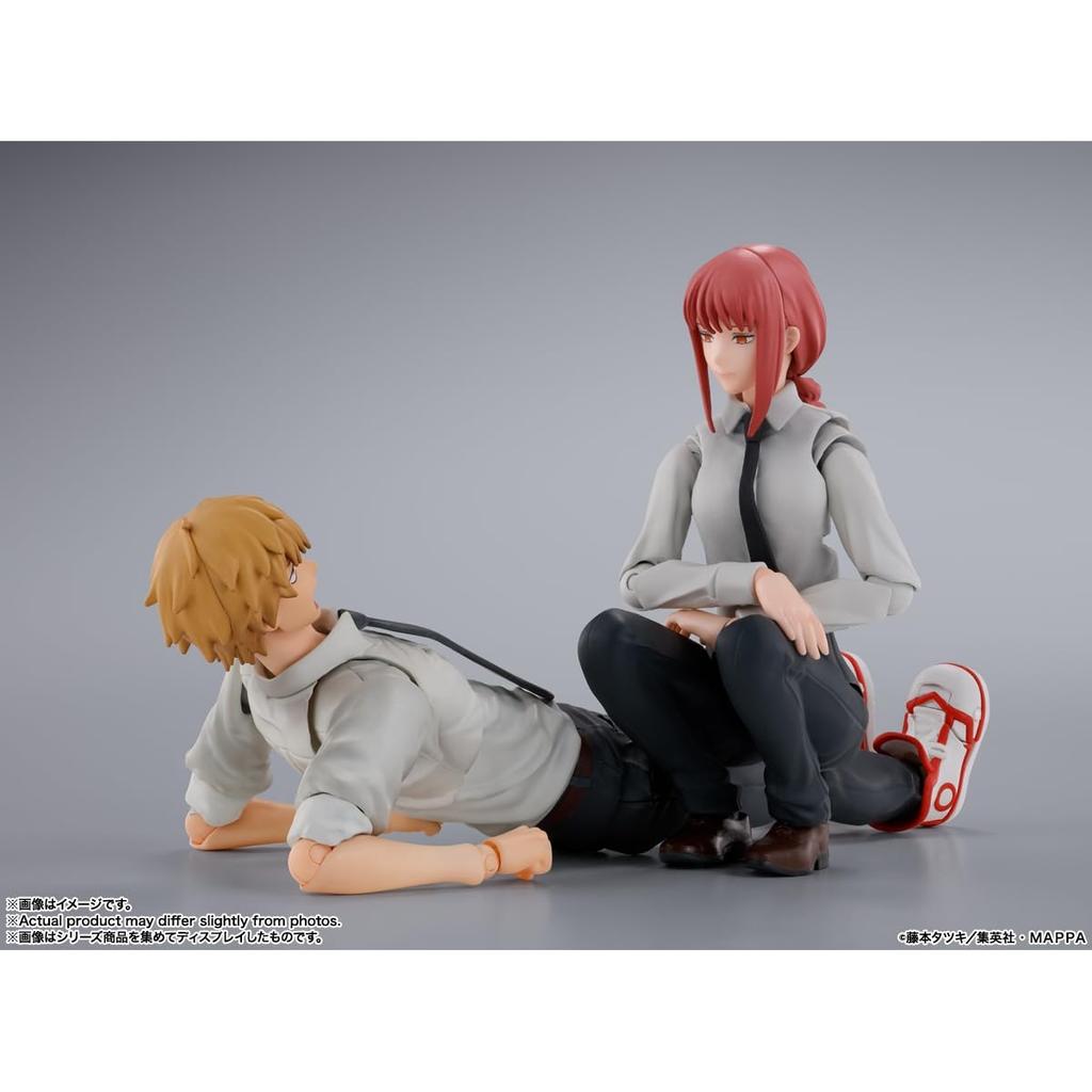 TAMASHII NATIONS S.H.Figuarts Chainsaw Man Makima 140mm PVC & ABS Action Figure with Cloth Accents
