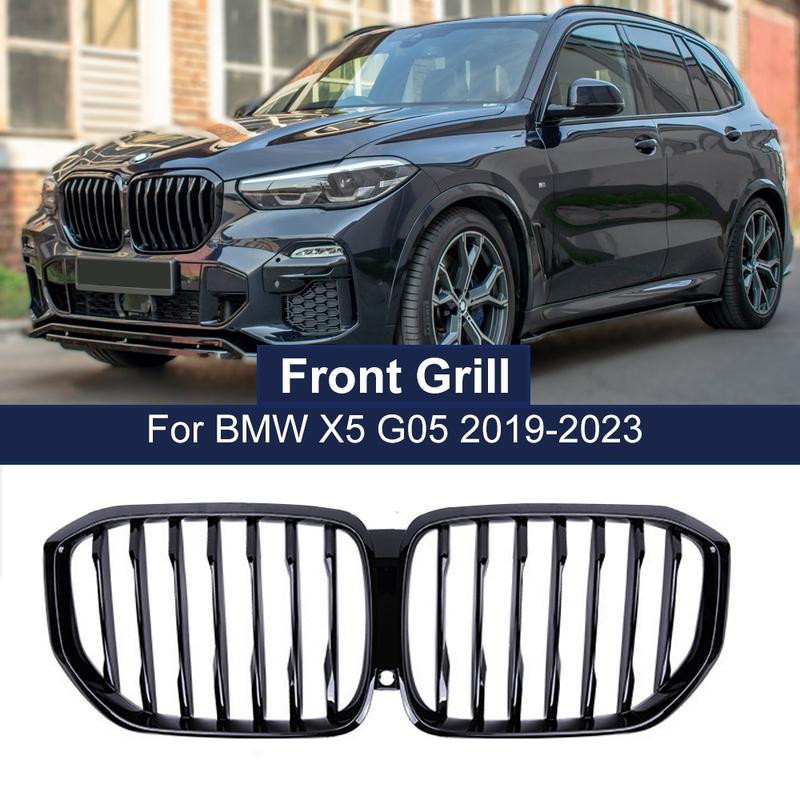 Запасная передняя решетка радиатора капота ABS гоночная решетка для BMW X5 серии G05 18-20 1-планковая глянцево-черная передняя решетка стайлинг автомобиля