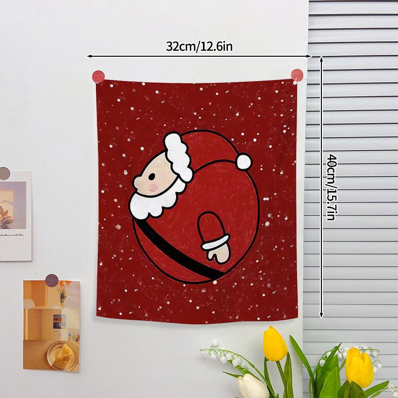 Christmas Hanging Cloth Wall Tapestry Accessorie Home Decoration Christmas New Year Decoration Room Aesthetic Accessories