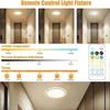 Magnetic Lamp Motion Sensor Ceiling Light Dimmable Closet Rechargeable LED Ceiling Light Auto On/Off Remote Control