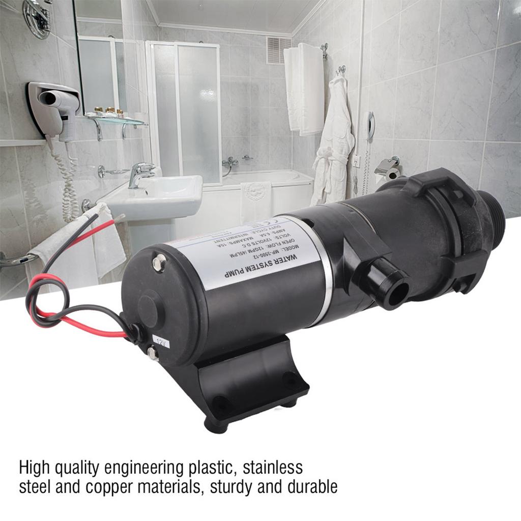 DC12V RV Mount Macerator Waste Water Pump 45 LPM 12GPM for Camper Ship Kitchen Industry