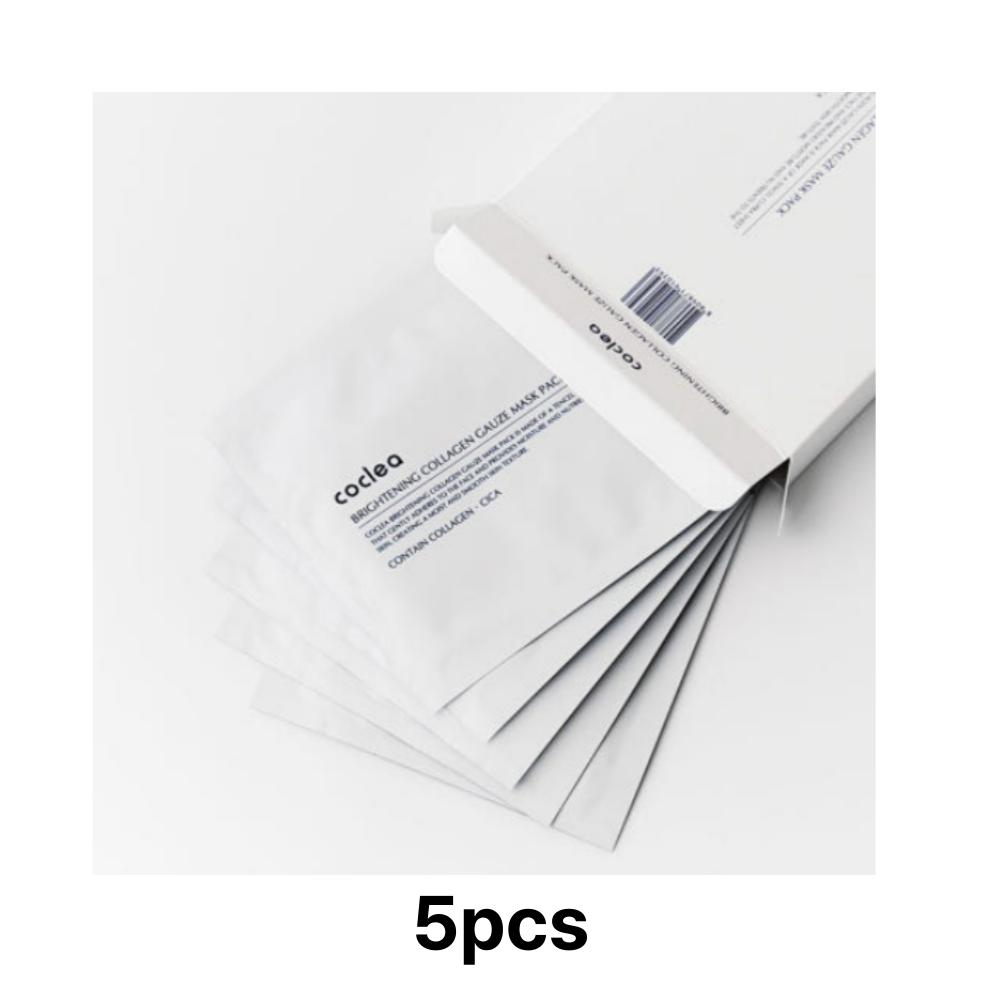 Coclea Brightening Collagen Gauze Sheet Mask 5pcs