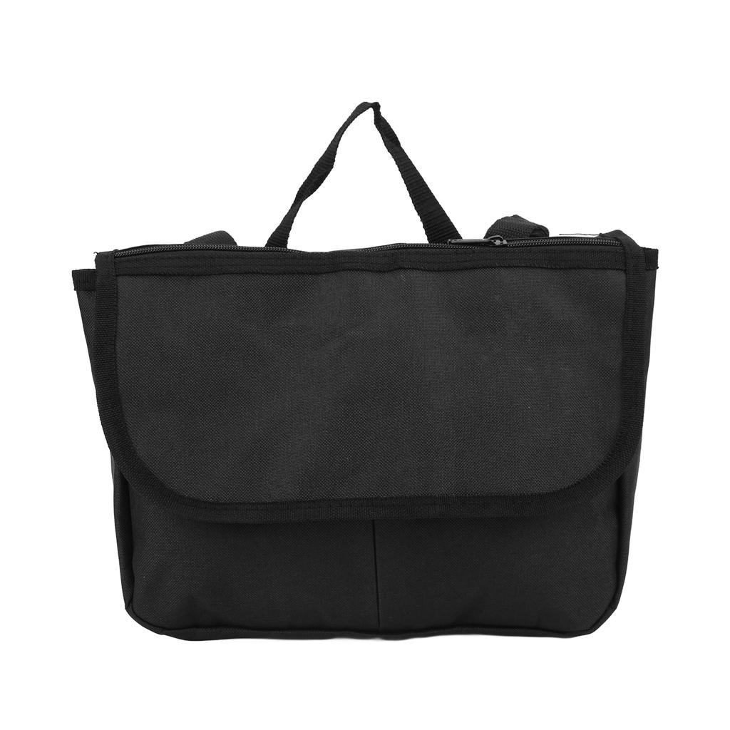 Walker Bag 600D Encrypted Polyester Fabric 3 Large Pockets Light Weight Scooter Wheelchair Storage