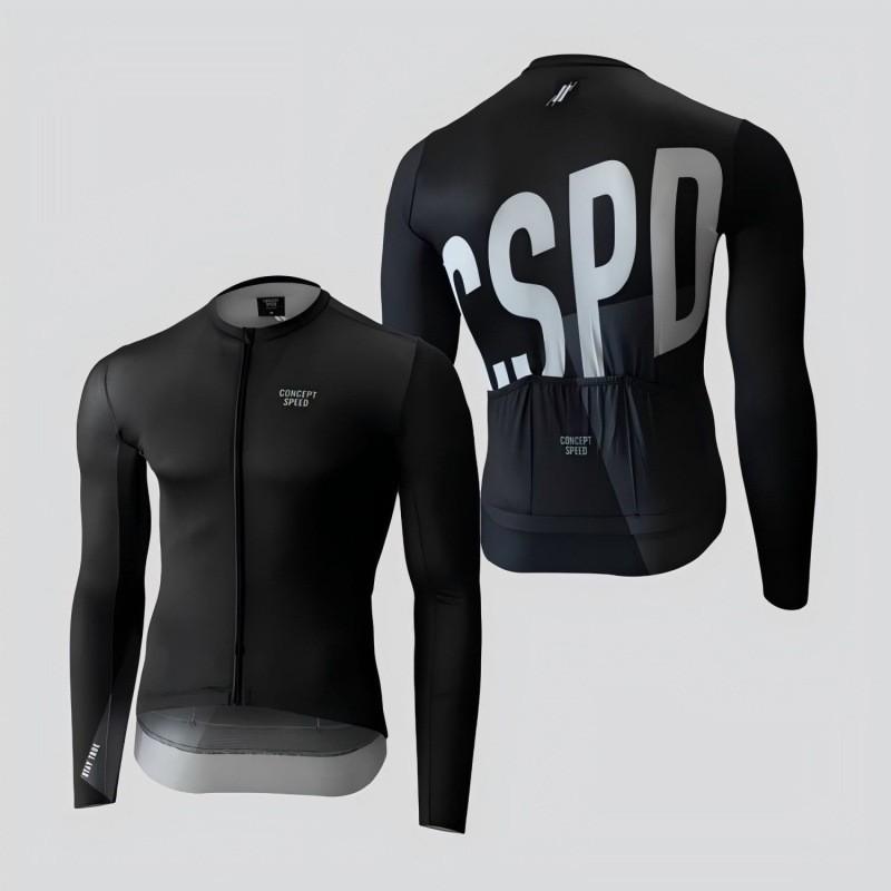 CSPD Milk Silk Slim Tight Breathable Men Women's Long-sleeved Shirt Road Bike Cycling Clothes