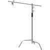 2.1m Stainless Steel Magic Leg Light Stand Set with Clip & 3 Sandbags