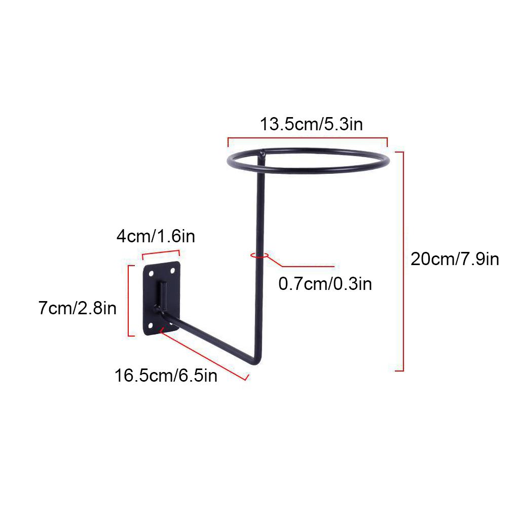Wall Mount Helmet Holder Displaying Hanger Accessory Hanging Shelves Metal Headgear Racks Display Rack Storage Shelf