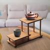 Elegant Wooden Display Stand for Fragrance Bottles and Collectible Figurines