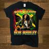 Neues Bob Marley One Love T-Shirt Schwarz Baumwolle S-5XL