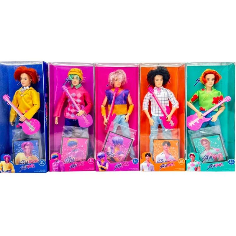 Kpop Demon Hunter anime Sabe Boy villain male group action figure doll toy for girls birthday gift cartoon collection