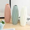 1PCS Plastic Vase Home for Decoration White Imitation Ceramic Flower Pot Plants Basket Nordic Wedding Decorative Dining Bedroom
