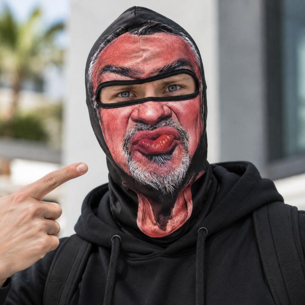 Full Coverage Winter Mask Cover Elderly Man Funny Ski Mask  Costume Parties