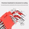8pcs/set New Professional Allen Wrench Set DIY Portable Use L Wrench Multi-Tool Pocket-Sized Tool Set