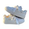 Little white shoes women's 2025 spring and autumn new platform canvas shoes milk fufu original niche shoes versatile casual board shoes
